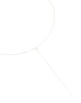 Sterling Silver Adjustable Chain Y-necklace