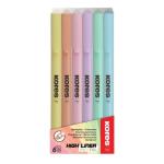 Kores Kores Highliner Fine Pastel Set Of 6PK