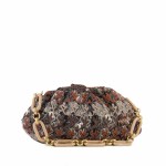 Small Raschel Pouch Bag -brown