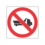 No Entry For Heavy Vehicles Safety Sign PV15