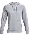 Men's Ua Embiid Signature Hoodie - Mod Gray Full HEATHER-011 Sm