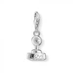 Silver Love Stamp Charm