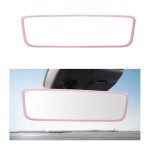 Povtii Rear View Mirror Protector Frame Silicone Automotive Interior Rearview Mirror Cover For Women Girls Mirror Edge Protectiv