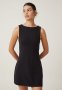 Cotton On Bella Boat Neck MINI Dress-black