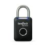 Benji Lock - Black Pad Lock - 10 Different Fingerprint Lock