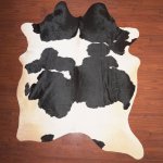 Aas Grade Cow Hide 087 Black white XXL - Extra Extra Large Black white Spotted