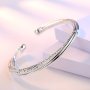 925 Sterling Silver Fashion Opening Bracelet For Men