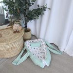 Baby Nest Baby Sleeping Pod Dotty Drawing Safari Green Set