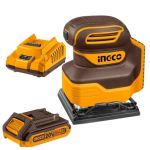 Ingco - Li-ion Sheet Sander 20V - With Sanding Sheets - 5 Pieces