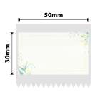 NB710 - - B1 B21 B3S B4 - 50X30MM - 230 Plain Floral Print Labels