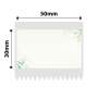 NB710 - NIIMBOT - B1 / B21 / B3S / B4 - 50X30MM - 230 PLAIN FLORAL PRINT LABELS