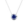DESTINY Moon September/sapphire Birthstone Necklace With Swarovski Crystal