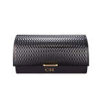 Waves Design Rolltop Bread Bin Black