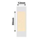 NB760 - - D11 D101 D110 H1S - 12X30MM - 195 Kraft Labels