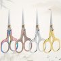 1pc Plum Blossoms Antique Scissors Stainless Steel Household Scissors Window Embroidery Wool Embroidery Scissors Handmade Student Daily Office Supplies Household Handmade Paper Cuttings Sewing Tools