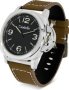 Mens Round Silver Tone Watch