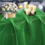 Mds Pack Of 5 Yard Sheer Organza Fabric For Wedding Party Home Event Banquet Decorations Backdrop Curtain Craft Dress Sewing Fas