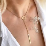 Simple Simple Chain Circle Short Necklace Neck Chain Jewelry For Women