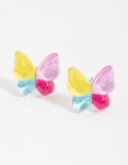 Dala Resin Butterfly Stud Earrings
