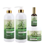 Aloe Vera Hair Care Set Natural Organic Aloe Vera Moisturizing Serum 4 Bottles