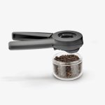 17 Cm Ortwo Lite Spice Mill Ceramic Grinder Black