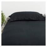 300TC Black Oxford Duvet Cover Set
