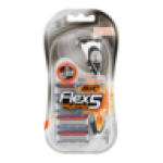 BIC Flex 5 Hybrid Men's Disposable Razors Blister Cartridges 1 + 4 Pack