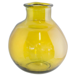 Recycled Glass Amber Vase 31 Cm X 27 Cm