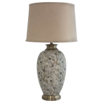 Ceramic Table Lamp With Shade 75 Cm