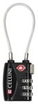 CELLINI Accessories Tsa Cable Lock Black