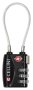 Cellini Accessories TSA Cable Lock Black