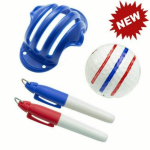 Perfect Your Golf Swing With Our 3-LINE Golf Alignment Tool And Ball Marker Set