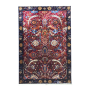 290 X 200 Cm Beautiful Vibrant Red/navy Floral Leaf Design Soft Turkish Rug