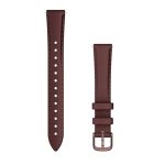 Garmin Lily 2 Bands 14 Mm Mulberry Leather With Dark Bronze Hardware