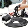 1Roll 5.0meter Car Door Edge Guards Rubber Edge Trim Car Door Protector Automotive Door Entry Guard Automotive Trim Car Door Edge Protector