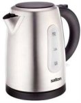 Salton Stainless Steel Brushed 360 Degree Cordless Kettle- 1.7 Litre