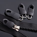 10PCS Zipper Pull Replacement Durable Zip Puller End Fit Rope Tag For Clothing Bags Suitcases Backpacks Tents Black Zip Fixer Co