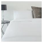 300TC White Embroidered Duvet Set