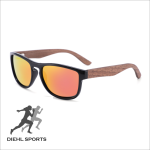 Diehl Sports Rose Wood Temple Rare Sunglass UV400 Polarized Lens 1512M-5