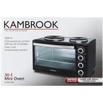 Kambrook 30l Compact Oven with 2-Plate Stove