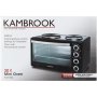 Kambrook Compact Oven With 2-PLATE Stove 30L