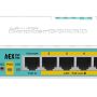 Mikrotik Hex Poe Lite 5 Port Ethernet 4 Poe Router RB750UPR2