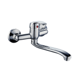 Splashworks Pisces II Wall Type Sink Mixer With Swivel Jl Spout