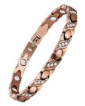 Jecanori Copper Magnetic Bracelets For Women 99.99% Pure Copper Bracelets With Effective Neodymium Magnets Adjustable Jewelry Gi