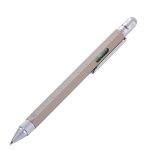 Ballpoint Pen MINI Tool: Pen Ruler Screwdrivers Spirit Level Stylus: Concrete Grey