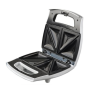 3-IN-1 Sandwich Waffle & Grill Maker 1400W Non-stick Compact