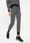 Sissy Boy All Over Branded Knit Track Pants - Black & Off White