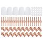 65PCS PT-31 Plasma Cutting Consumables Compatible With CUT-40 Machine