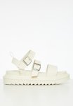 Macy Chunky Buckle Sandal - Ecru