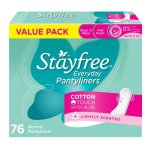 Stayfree Normal Aloe Pantyliners 76 Pack